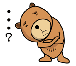 Funny bear is annoying sticker #3290292