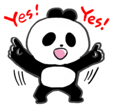 Darkness panda sticker #3290858