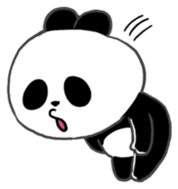Darkness panda sticker #3290859