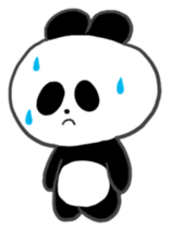 Darkness panda sticker #3290870