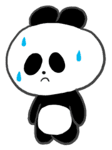 Darkness panda sticker #3290870