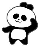 Darkness panda sticker #3290873