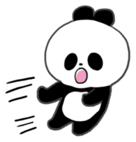 Darkness panda sticker #3290876