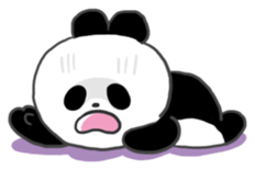 Darkness panda sticker #3290877