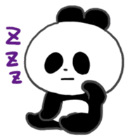 Darkness panda sticker #3290881