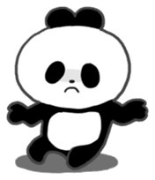 Darkness panda sticker #3290888