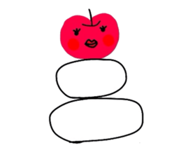 The apple. sticker #3290944