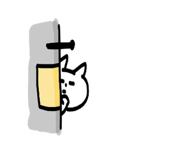 Sticker of the CAT such as the graffiti sticker #3291021