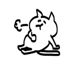 Sticker of the CAT such as the graffiti sticker #3291024