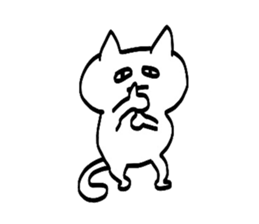 Sticker of the CAT such as the graffiti sticker #3291033