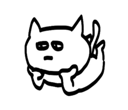 Sticker of the CAT such as the graffiti sticker #3291038