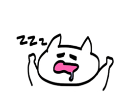 Sticker of the CAT such as the graffiti sticker #3291046