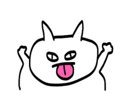 Sticker of the CAT such as the graffiti sticker #3291052