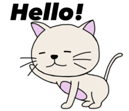 Very cute cat! sticker #3291099