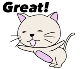 Very cute cat! sticker #3291105