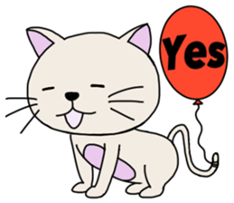 Very cute cat! sticker #3291107