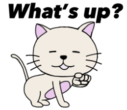 Very cute cat! sticker #3291110
