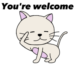 Very cute cat! sticker #3291112