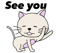 Very cute cat! sticker #3291113