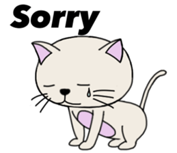Very cute cat! sticker #3291114