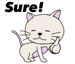 Very cute cat! sticker #3291117