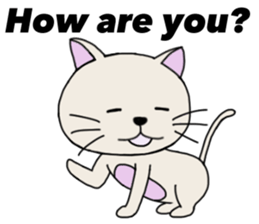 Very cute cat! sticker #3291121