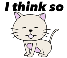 Very cute cat! sticker #3291123