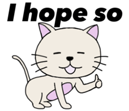 Very cute cat! sticker #3291124