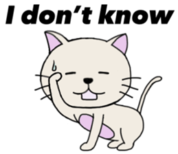Very cute cat! sticker #3291125