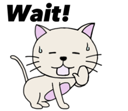 Very cute cat! sticker #3291128