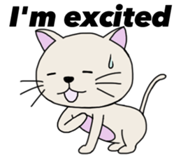 Very cute cat! sticker #3291130