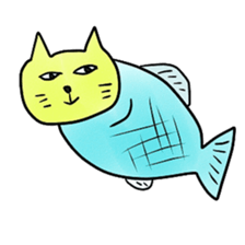 fishcat sticker #3292578