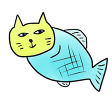 fishcat sticker #3292578