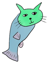 fishcat sticker #3292589