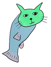 fishcat sticker #3292589