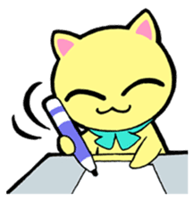 Lei Cat II 'Studing and working' Type E sticker #3293392