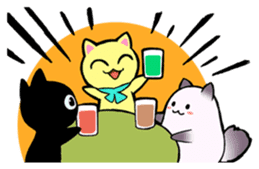 Lei Cat II 'Studing and working' Type E sticker #3293409