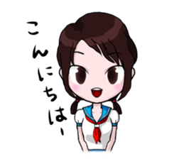 Swimming Girl sticker #3293509