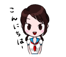 Swimming Girl sticker #3293509