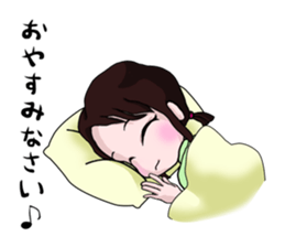 Swimming Girl sticker #3293532