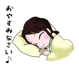 Swimming Girl sticker #3293532