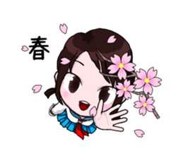 Swimming Girl sticker #3293533