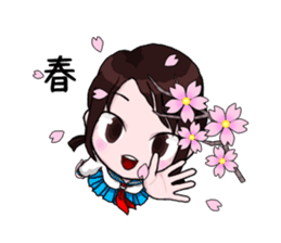 Swimming Girl sticker #3293533