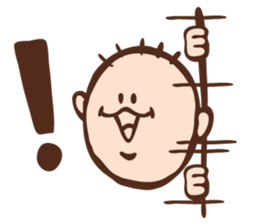 The man always smile sticker #3294098