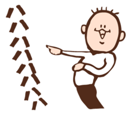 The man always smile sticker #3294109