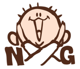 The man always smile sticker #3294116