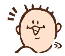 The man always smile sticker #3294123