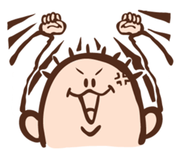 The man always smile sticker #3294125