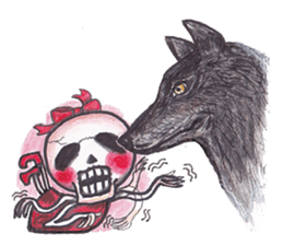 Skeleton Uhbe-san part 3 (without notes) sticker #3294374