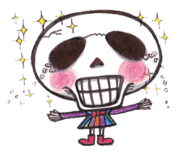 Skeleton Uhbe-san part 3 (without notes) sticker #3294377